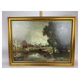 John Constable Dedham Lock And Mill Print