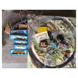 Life-Like HO Scale Train Cars, Track, Accessories