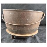 Cast Iron Three-Legged Cooking Pot