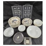 Folkcraft Stoneware Winter Side, Corelle, Dansk Di