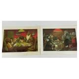 C.M. Coolidge Poker Dogs Litho Prints: Pinched
