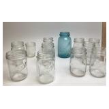 Ball Mason Jars: Blue Glass