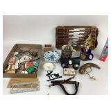 Matchbooks, Keys, Pens, Pakkawood knives