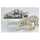 White Tigers Figurines