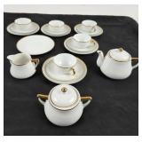 Meito China Hand-Painted Tea Set