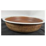 Stoneware Bowl With Hand-Painted Design