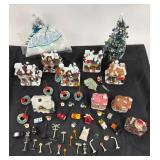 Christmas Village Houses, Miniatures, Vehicles