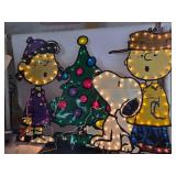 Peanuts Lighted Yard Decor Snoopy, Charlie Brown