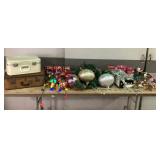 Christmas Ornaments, LED Lights, bell garland