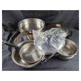 Stainless Steel Cookware With Electric Skillet