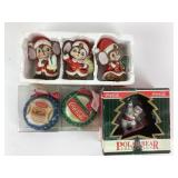 Coca-Cola Christmas Ornaments, Polar Bear, Mice