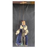 Czech King Marionette With Wooden Controls