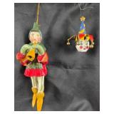 Hand-Painted Ornaments, Musician, Jester