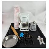 Mr. Coffee Machine, Aluminum Percolator, Tupperwar
