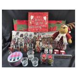 Holiday Decor With Nutcrackers, Reindeer, Pillows
