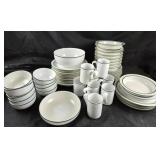 Dansk Bistro Dinnerware Green Trim