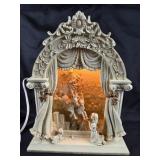 Lighted Santa Claus And Sleigh Decoration