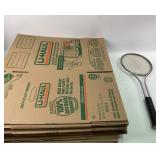 U-Haul Packing Boxes, Wilson Tennis Racket