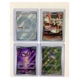 4 Pokemon Full Art Cards