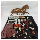 Roy Rogers Double R Bar Ranch Playset Figures