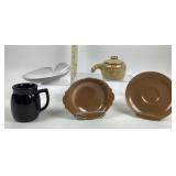 Frankoma Aztec Bean Pot, Frankoma 466 lily pad tri