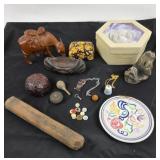 Decorative Boxes, Wooden Figurine, Ceramic Items