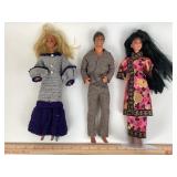 Barbie 1966, Ken 1983, Chinese Barbie 1980
