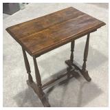 Wood side table