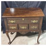Queen Anne Style 2 drawer lowboy dresser