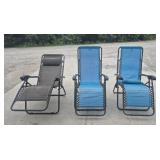 Zero Gravity Lawn Chairs (3)