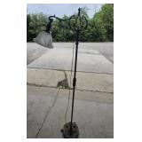 Metal Base Swing Arm Floor Lamp