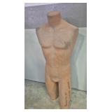 Molded Male Torso & Thigh Manequin