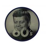 1960s John F. Kennedy holographic Campaign Pin