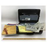 Instruction Manuals, Maps, Briefcase