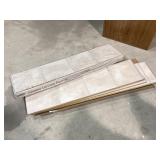 2 packs glueless laminate flooring