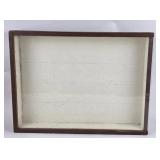 Wooden Display Case With Plexi Glass Front