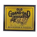 Old Grand-Dad Whiskey Advertising Mirror