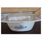 Corning Ware Blue Cornflower Dutch Oven, 4 Qt