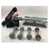 Central Machinery Belt Sander, Hex Dumbbells, Anim