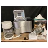 Kenmore Bread Maker, Black & Decker Coffee Maker,