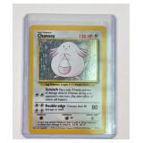 Pokemon vintage holographic Chansey card