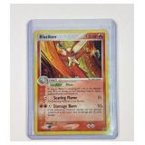 Pokemon vintage holographic Blaziken card