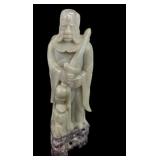 Carved Soapstoneï¿½Figurine of Bearded Man