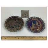Fenton Iridescent Plates, Limited Edition