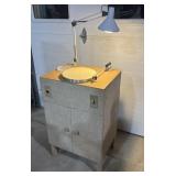 Custom Turntable cabinet, lamp