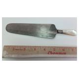 Server With Mother-of-Pearl Handle and Sterling