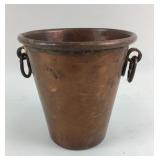 Pottery Barn Copper Bucket with Handles