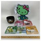 Hello Kitty, My Melody, Gudetama, Keroppi Cars