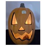 Ceramic Light-Up Jack-o