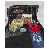 Holiday Decorations, Krebs Ornaments, Table Mats